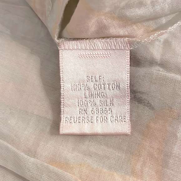 Rebecca Taylor Whimsical Cotton, 100% Silk-lined, adjustable Top! - Picture 3 of 5